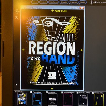 iD Screen Print - Preparing artwork! - Screen Printing/T-Shirt Printing Near Me - Houston, Texas