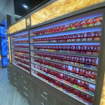 Aria Nail Lounge - PRETTY wall of dip powders - Nail Salons Near Me - Vista, California Aria Nail Lounge - PRETTY wall of dip powders - Nail Salons Near Me - Vista, California