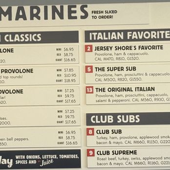 Jersey Mike's Subs - Menu - Sandwiches Near Me - Roswell, New Mexico