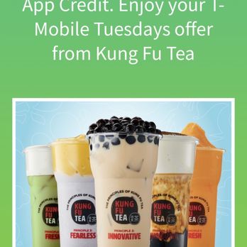 T-Mobile - $3 off Kung Fu Tea for T-Mobile Tuesday 4/27/21!! - Mobile Phones Near Me - Huntsville, Alabama T-Mobile - $3 off Kung Fu Tea for T-Mobile Tuesday 4/27/21!! - Mobile Phones Near Me - Huntsville, Alabama