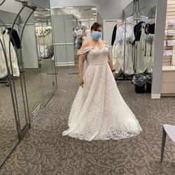 David's Bridal - My new dress. Pink and different. I love it. I will not want to take it off!