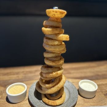 Yard House - Onion Ring Tower - New American Near Me - San Jose, California Yard House - Onion Ring Tower - New American Near Me - San Jose, California