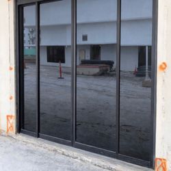 Durcon Construction - Sliding glass door installation