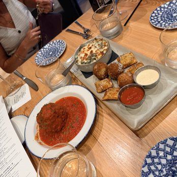 Taste Italian Kitchen - Appetizer Sampler. Spinach dip. Toasted Ravioli. Aricinisomething. Meatball too. - Italian Near Me - Ridgeland, Mississippi Taste Italian Kitchen - Appetizer Sampler. Spinach dip. Toasted Ravioli. Aricinisomething. Meatball too. - Italian Near Me - Ridgeland, Mississippi