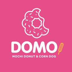 DOMO Mochi Donut And Corn Dog - Domo Logo