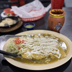 Los Carboncitos - Chicken Enchiladas
