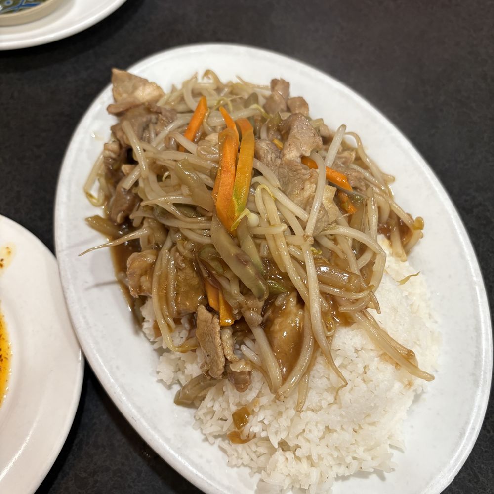 Big Wong - shredded pork with pickled cabbage over rice - Chinese Near Me - New York, New York Big Wong - shredded pork with pickled cabbage over rice - Chinese Near Me - New York, New York
