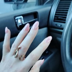 Foxy Nails & Spa - Perfect color perfect shape great time. Like seriously she got my nails done and under an hour.