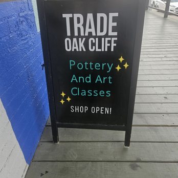 Trade Oak Cliff - Welcome signage - Art Classes Near Me - Dallas, Texas Trade Oak Cliff - Welcome signage - Art Classes Near Me - Dallas, Texas