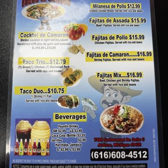 Tacos El Cunado Jenison - Menu - Mexican Near Me - Jenison, Michigan Tacos El Cunado Jenison - Menu - Mexican Near Me - Jenison, Michigan