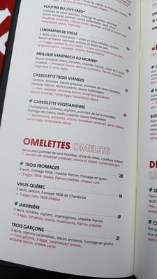 Menu photo 1 Les Trois Garçons Quebec City, QC