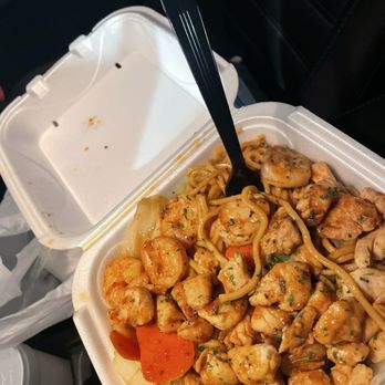 Sumo Hibachi & Wings - Chicken and Shrimp Lo Mein Hibachi Chicken Shrimp - Fast Food Near Me - Duluth, Georgia Sumo Hibachi & Wings - Chicken and Shrimp Lo Mein Hibachi Chicken Shrimp - Fast Food Near Me - Duluth, Georgia