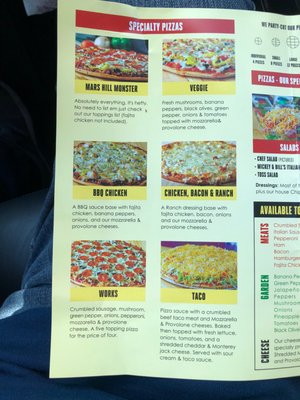 Menu photo 1 Mickey & Bills Pizza Indianapolis, IN Menu photo 1 Mickey & Bills Pizza Indianapolis, IN