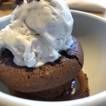 True Food Kitchen - Flourless Chocolate Cake with Vegan Vanilla Ice Cream - Vegetarian Near Me - Naples, Florida True Food Kitchen - Flourless Chocolate Cake with Vegan Vanilla Ice Cream - Vegetarian Near Me - Naples, Florida