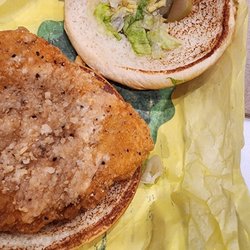 McDonald's - Lettuce in my chicken sandwich.