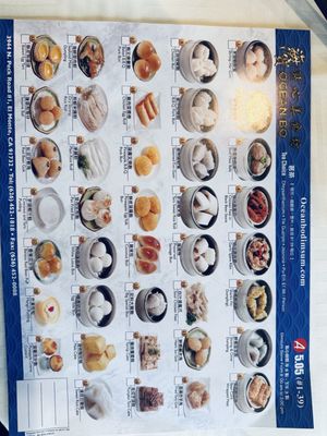Menu photo 5 Ocean Bo El Monte, CA