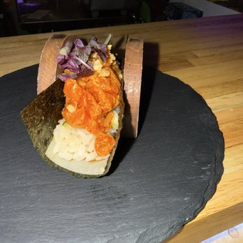 NoriNori - Spicy Bluefin Tuna Handroll - Japanese Near Me - Houston, Texas NoriNori - Spicy Bluefin Tuna Handroll - Japanese Near Me - Houston, Texas