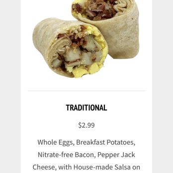 Salad and Go - The traditional burrito is affordable and delicious. - Salad Near Me - Mesa, Arizona