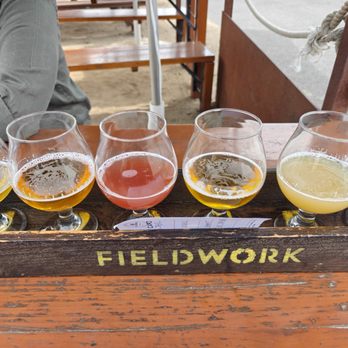 Fieldwork Brewing - Fieldwork Beer flight - Breweries Near Me - Napa, California