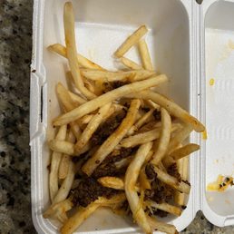 Supposedly chili and cheese fries