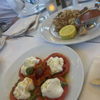 Il Pastaio - Caprese and Calamari Fritti - Italian Near Me - Beverly Hills, California