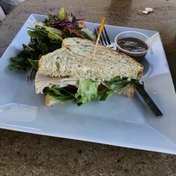 Java Bakery Cafe - Turkey avocado sandwich with half a salad (lunch combo!) - Coffee & Tea Near Me - Newport Beach, California Java Bakery Cafe - Turkey avocado sandwich with half a salad (lunch combo!) - Coffee & Tea Near Me - Newport Beach, California