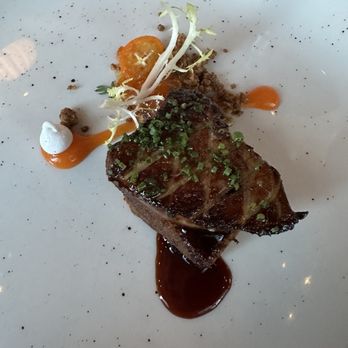 Gracie's - Foie Gras with carrot cake - New American Near Me - Providence, Rhode Island