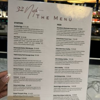 32 North - Menu - Breakfast & Brunch Near Me - Valley Stream, New York
