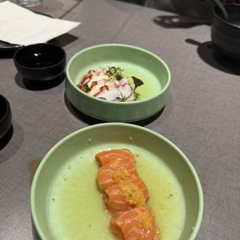 Seven Sushi & Robata - Mango crudo and octopus - Sushi Bars Near Me - Houston, Texas Seven Sushi & Robata - Mango crudo and octopus - Sushi Bars Near Me - Houston, Texas