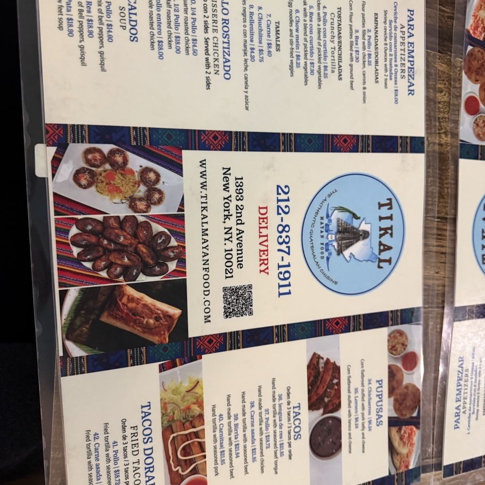 Tikal - Menu - Seafood Near Me - Manhanttan, New York Tikal - Menu - Seafood Near Me - Manhanttan, New York