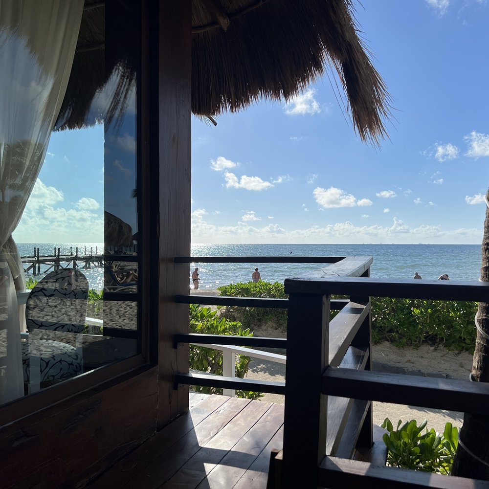 Ocean Maya Royale - View from our table at the Priveleged restaurant for breakfast. There was a mimosa in my other hand ;-) - Hotels Near Me - Quintana Roo, ROO Ocean Maya Royale - View from our table at the Priveleged restaurant for breakfast. There was a mimosa in my other hand ;-) - Hotels Near Me - Quintana Roo, ROO