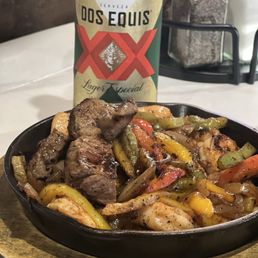 Steak & Shrimp Fajitas! Steak & Shrimp Fajitas!