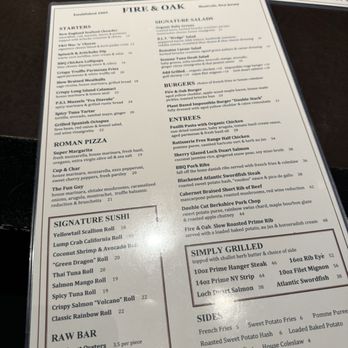 Fire & Oak - New American Near Me - Montvale, New Jersey