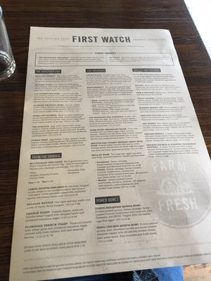 Menu photo 6 First Watch Springfield, MO