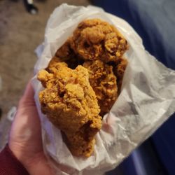 China Star Restaurant - Their   fried chicken, comes in a bag. This is def a bag of goodies.