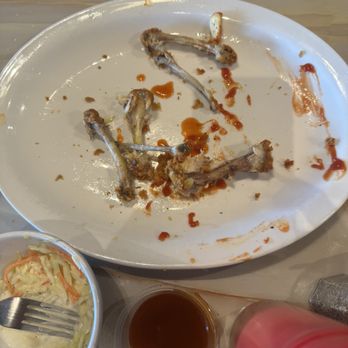 Momma’s Soul Fish & Chicken - This is an example of how good the food is my husband cleaned the plate. - Soul Food Near Me - Mesa, Arizona