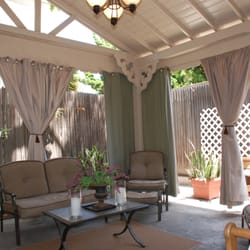 Peak Performance Holistic Therapies - Garden patio for relaxation and Spa Parties!