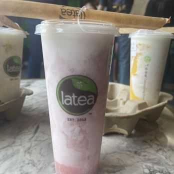 Latea Bubble Tea  - Strawberry Cloud - Bubble Tea Near Me - Littleton, Colorado