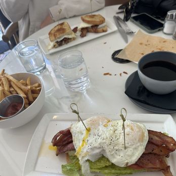 Goat Tree - Gooey Bacon Brie + BLT E side of fries - Cafes Near Me - Santa Barbara, California Goat Tree - Gooey Bacon Brie + BLT E side of fries - Cafes Near Me - Santa Barbara, California