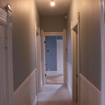 DMC Construction - a hallway leading to a bathroom - General Contractors Near Me