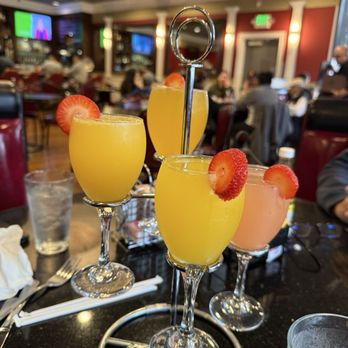 Elios Family Restaurant - Mimosa flight - American Near Me - San Leandro, California Elios Family Restaurant - Mimosa flight - American Near Me - San Leandro, California