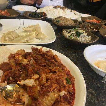 Sunrise House - Kimchi and pork stir fry - Korean Near Me - Toronto, Ontario Sunrise House - Kimchi and pork stir fry - Korean Near Me - Toronto, Ontario
