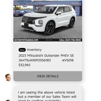 Victory Mitsubishi - Classic bait and switch. Dealership claiming misunderstanding - Car Dealers Near Me - Bronx, New York