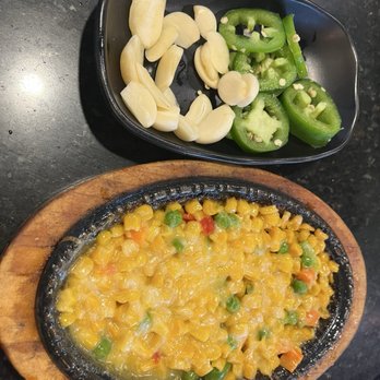 Manna Heaven BBQ - corn cheese, garlic and jalapeño - Korean Near Me - San Diego, California