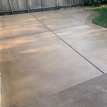 Santana Concrete - After. The afternoon shade doesn't reveal how nice the color turned out! The steps are also shown - Masonry/Concrete Near Me Santana Concrete - After. The afternoon shade doesn't reveal how nice the color turned out! The steps are also shown - Masonry/Concrete Near Me