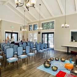 Six Senses Healing - Sound Bath at Global Villages Community Club in San Jose for their seniors.