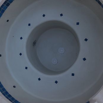 Texas Pool Services - White plaster, 3x3 tile, and white limestone coping - Pool & Hot Tub Service Near Me