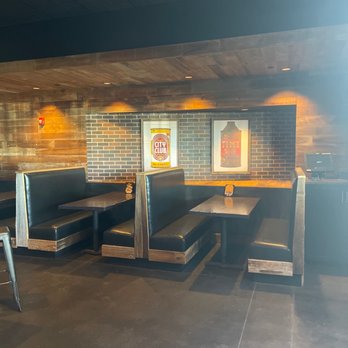 Glass Half Full Taproom - tables and booths - Beer Bar Near Me - Lubbock, Texas
