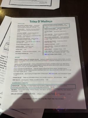 Menu photo 3 Trina O'Malley's Allen Park, MI Menu photo 3 Trina O'Malley's Allen Park, MI