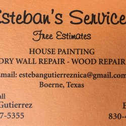 Esteban's Services - Business card